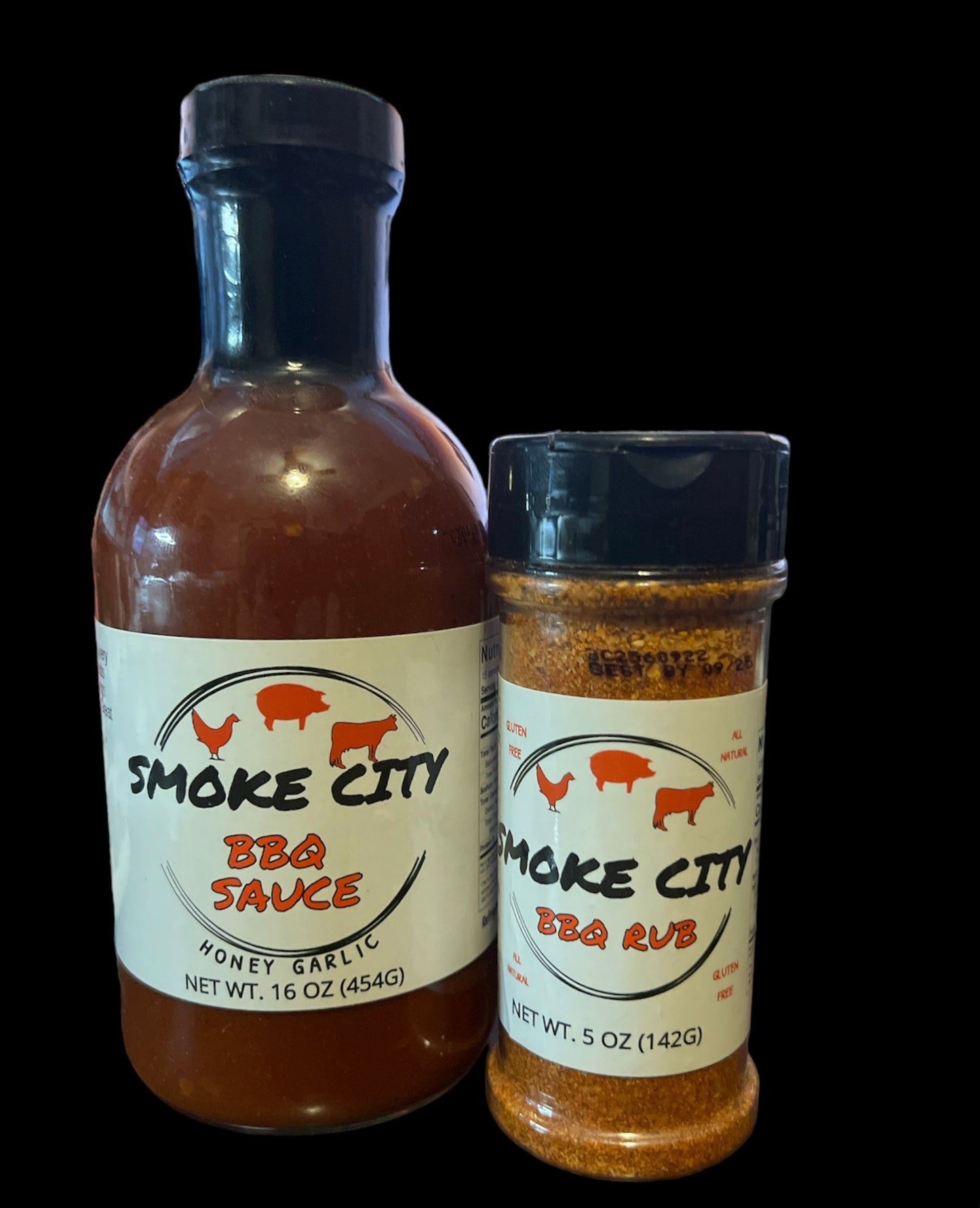 BBQ Sauce and BBQ Rub Combo