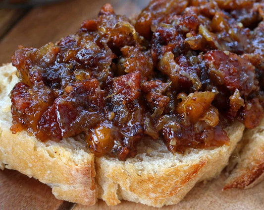 Bacon Jam on Bread