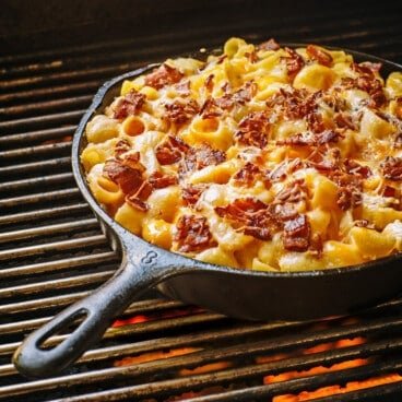 Smoky Bacon Maple Bourbon Mac and Cheese - Smokecityfood